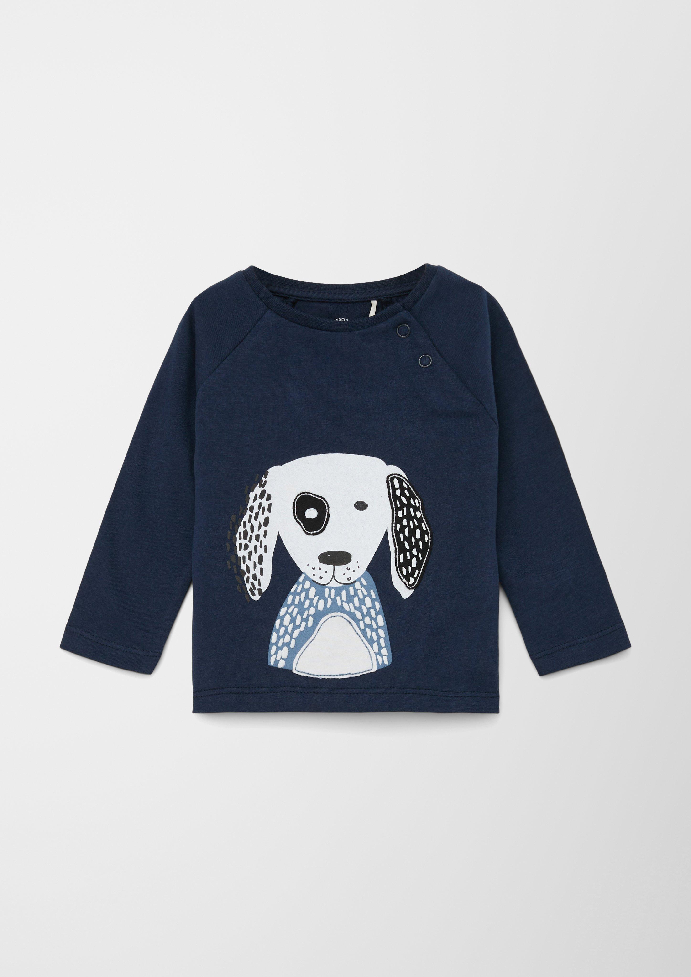 Langarmshirt mit süßem Hundemotiv  2122378-5952