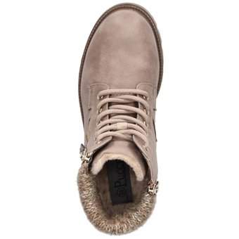 Puccetti Schnür Boots in beige
