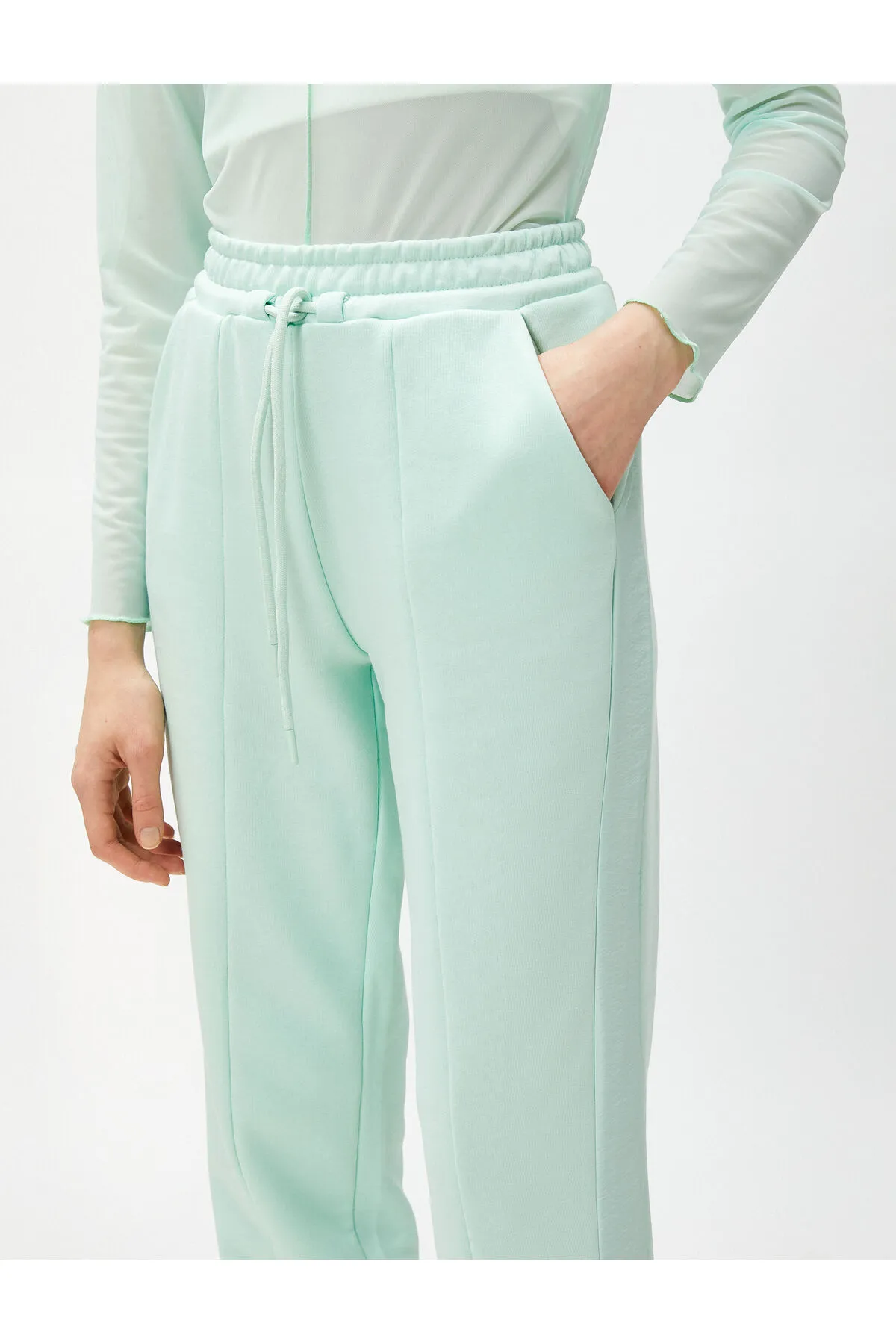 Koton  Jogger-Jogginghose mit gerippter Tasche