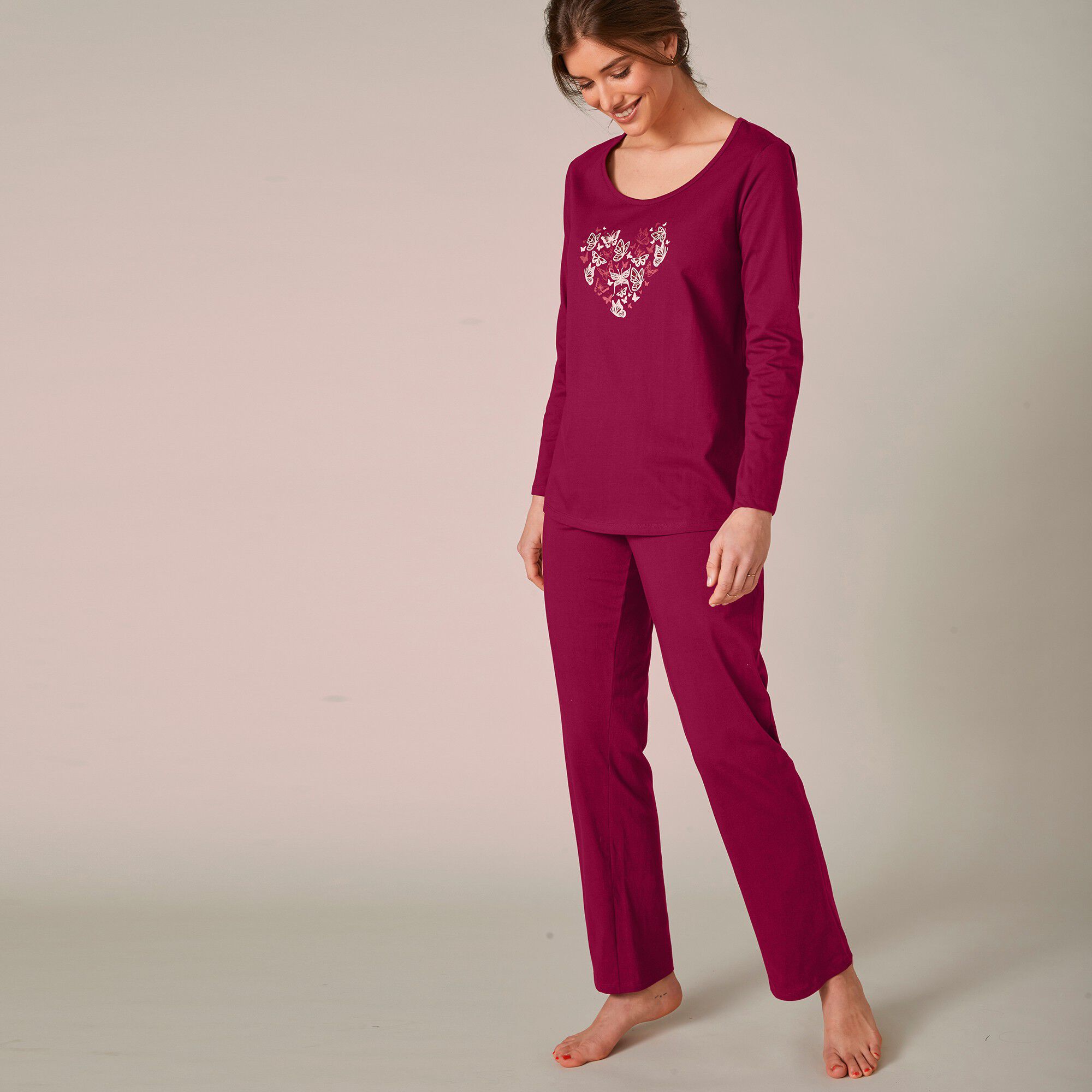 Pyjama manches longues imprimé 