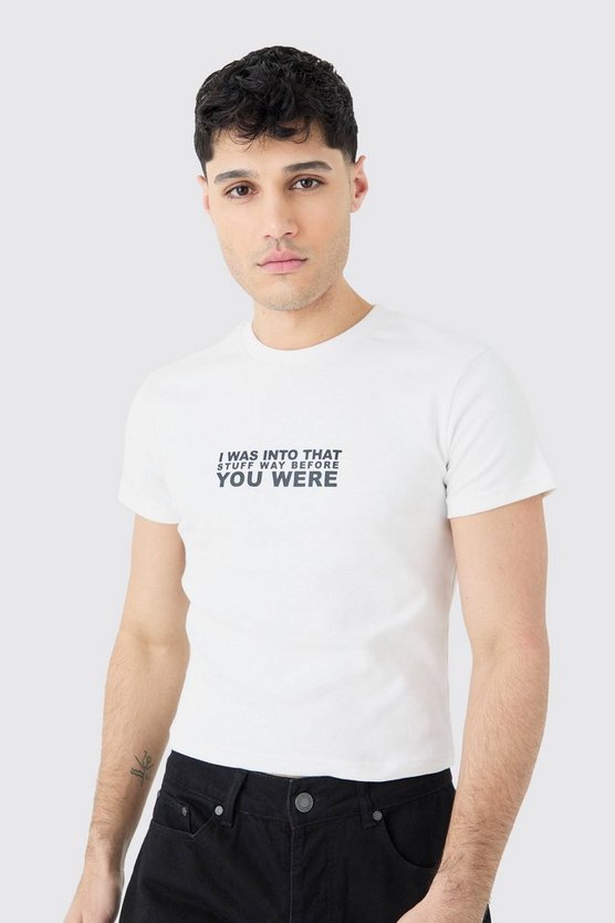 Geschnürtes T-Shirt mit Print