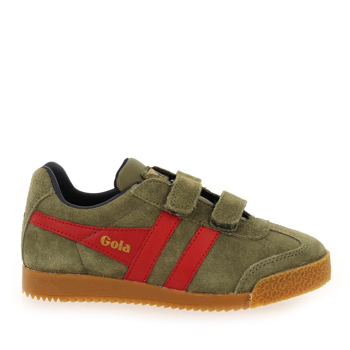 Gola  HARRIER VELCRO CKA192 - Kaki Rouge