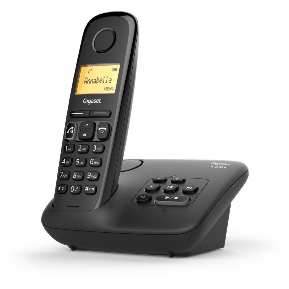 Gigaset A270 A Duo - Telefon - schwarz DECT-Telefon
