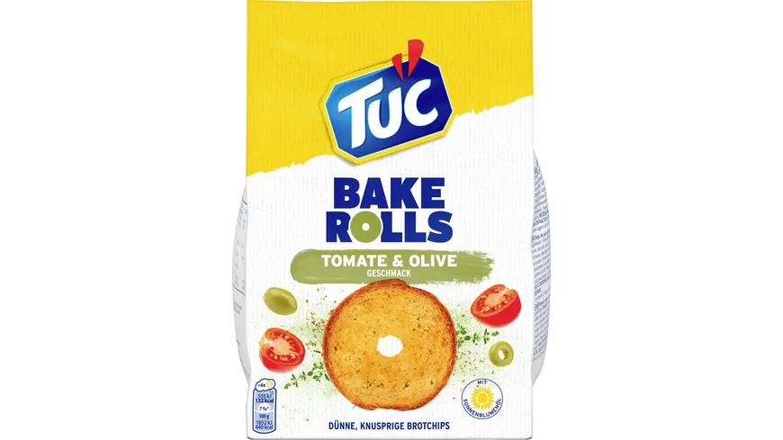 Tuc Bake Rolls mit Tomate & Olive 150 g