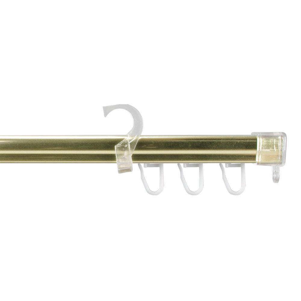 Bella Casa U-Storelaufschiene, U-Schiene, 110 cm, vermessingt