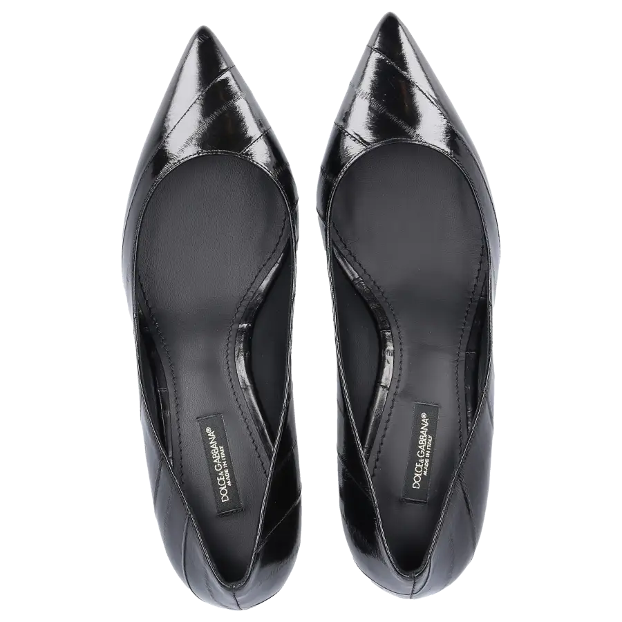 Dolce & Gabbana - Pumps DG Aal Logo schwarz - schwarz