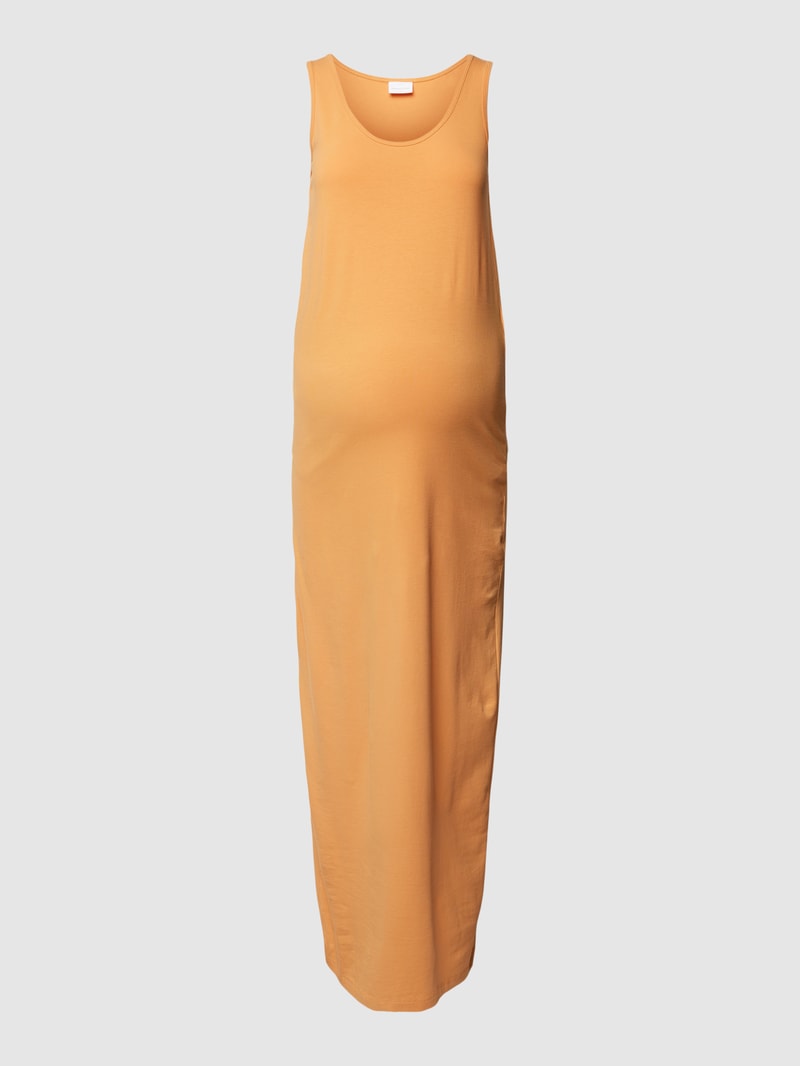 Umstands-Kleid mit U-Ausschnitt Modell 'MIA' in apricot