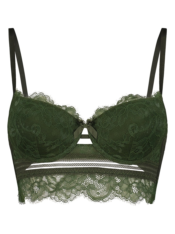 Hunkemöller Push-up-BH in Dunkelgrün günstig kaufen