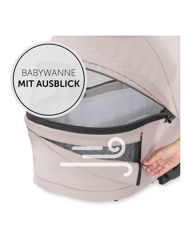 Hauck 3in1 Kinderwagen-Set Vision X Trio Set Black in beige günstig kaufen onesize