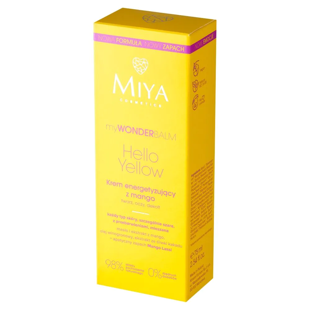Miya myWONDERBALM Hello Yellow - Energizirajuća krema od manga 75ml
