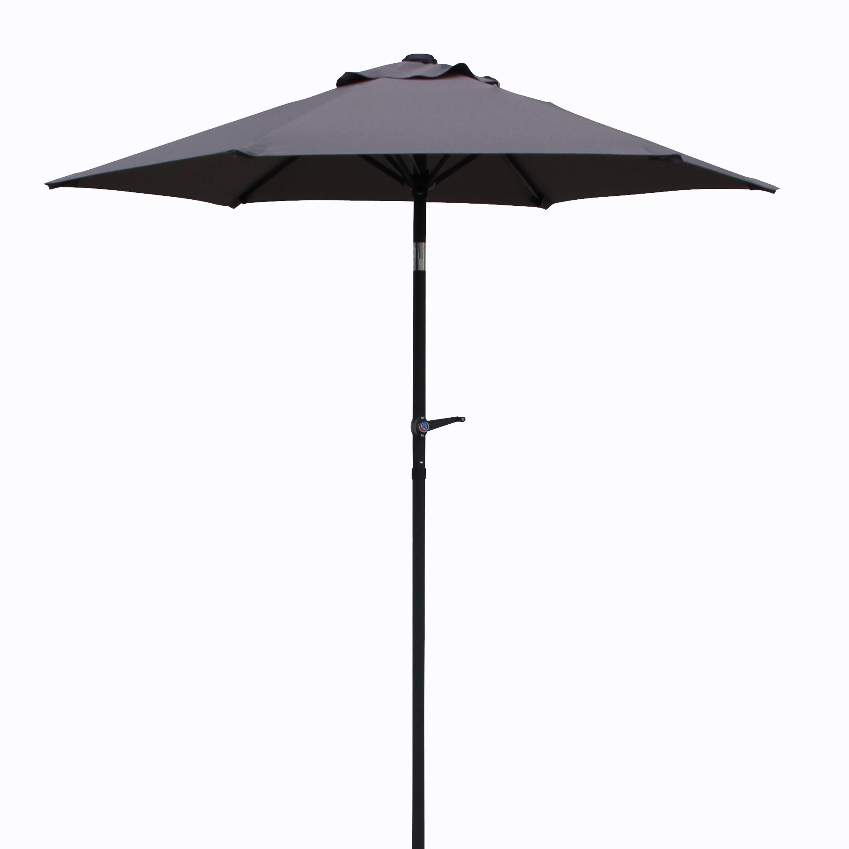 Pure Home & Garden Sonnenschirm Sunny 200 cm natur Balkonschirm Kurbelschirm kippbar, abknickbar