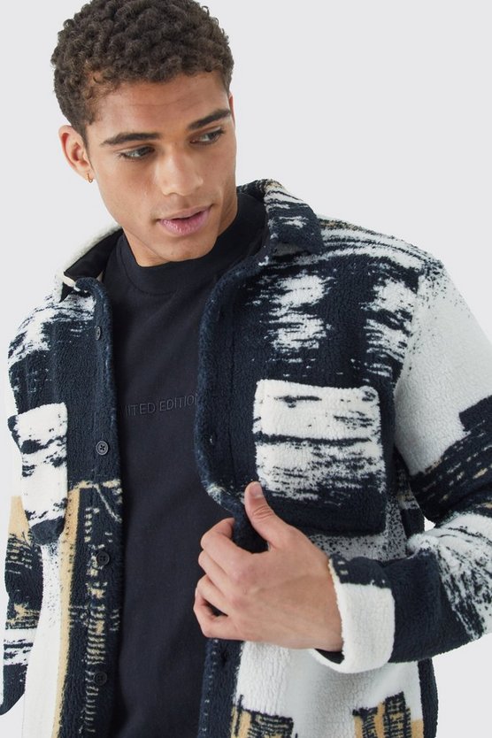 Monochromes Borg-Overshirt