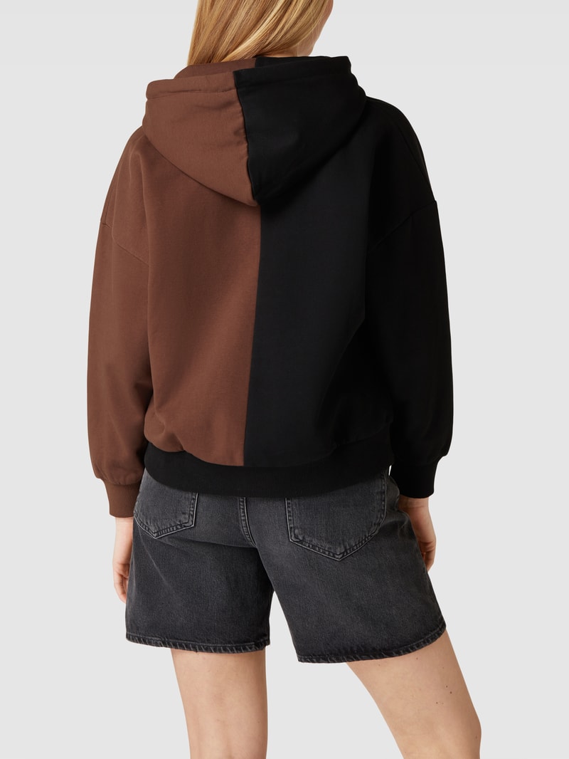 Hoodie mit Label-Stitching Modell 'SMALL SIGNATURE' in black