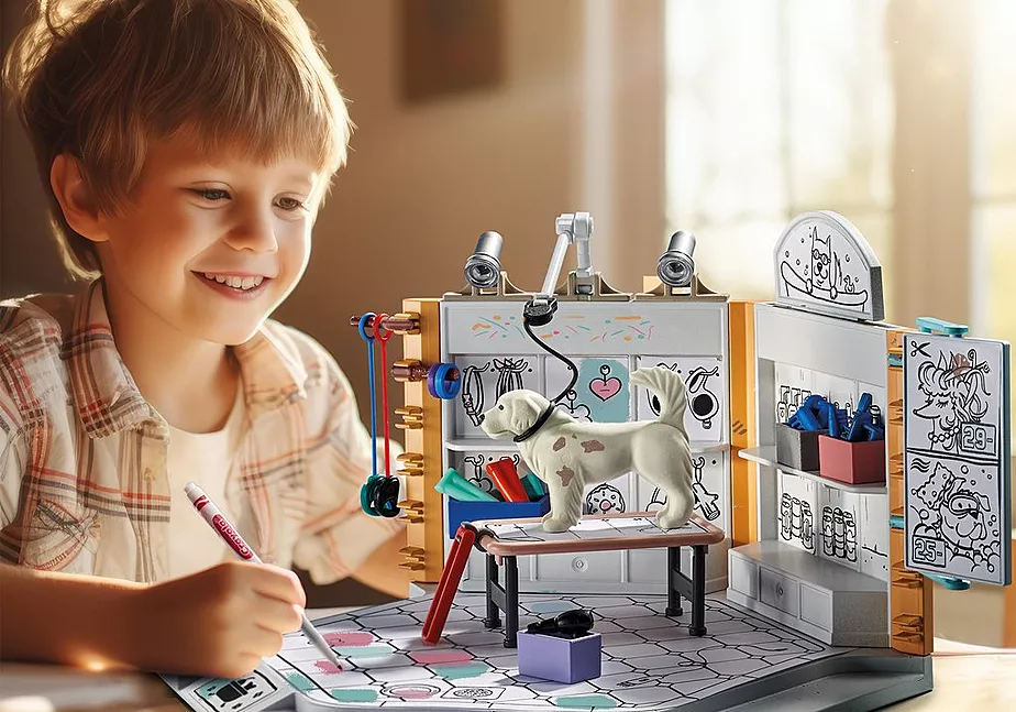 Playmobil Color Hundesalon