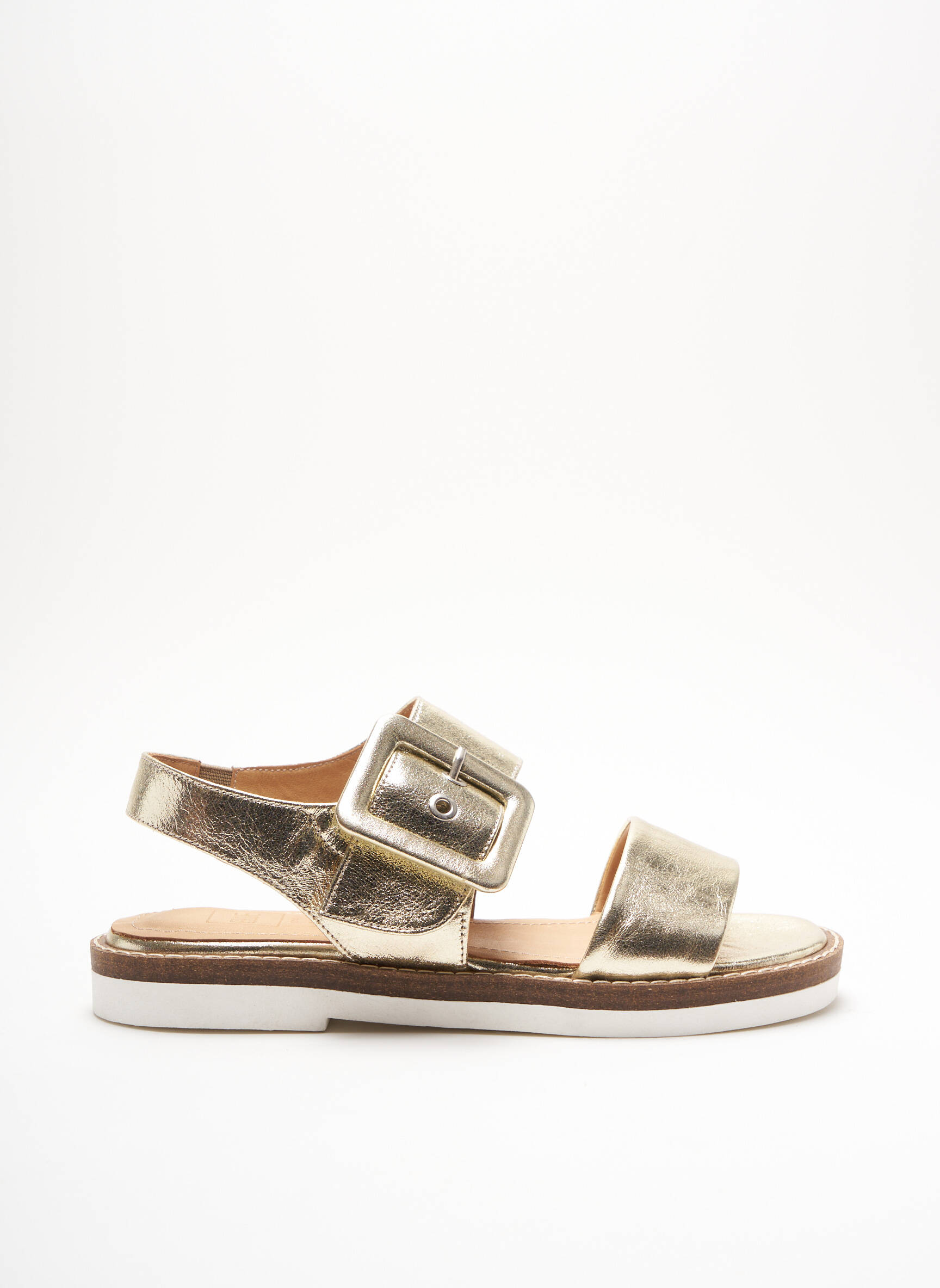 Elue Par Nous Sandales Nu Pieds Femme couleur beige