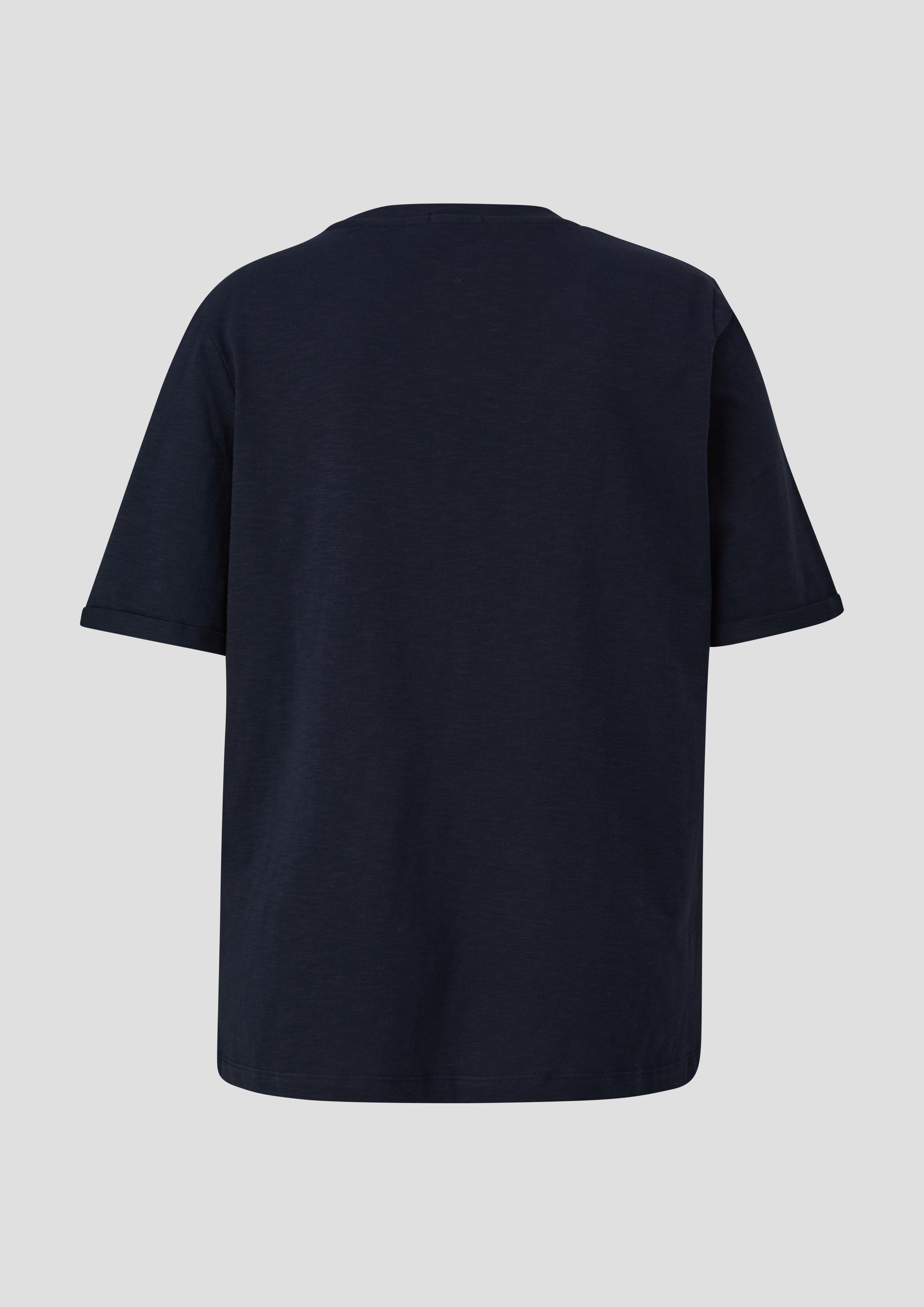 T-Shirt mit Umschlag am Ärmel  2151512-5959
