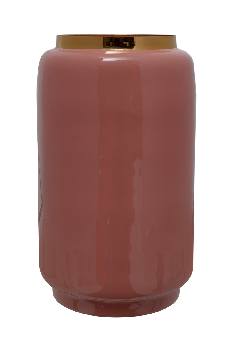 Kayoom Vase Art Deco 445 Rosa / Gold