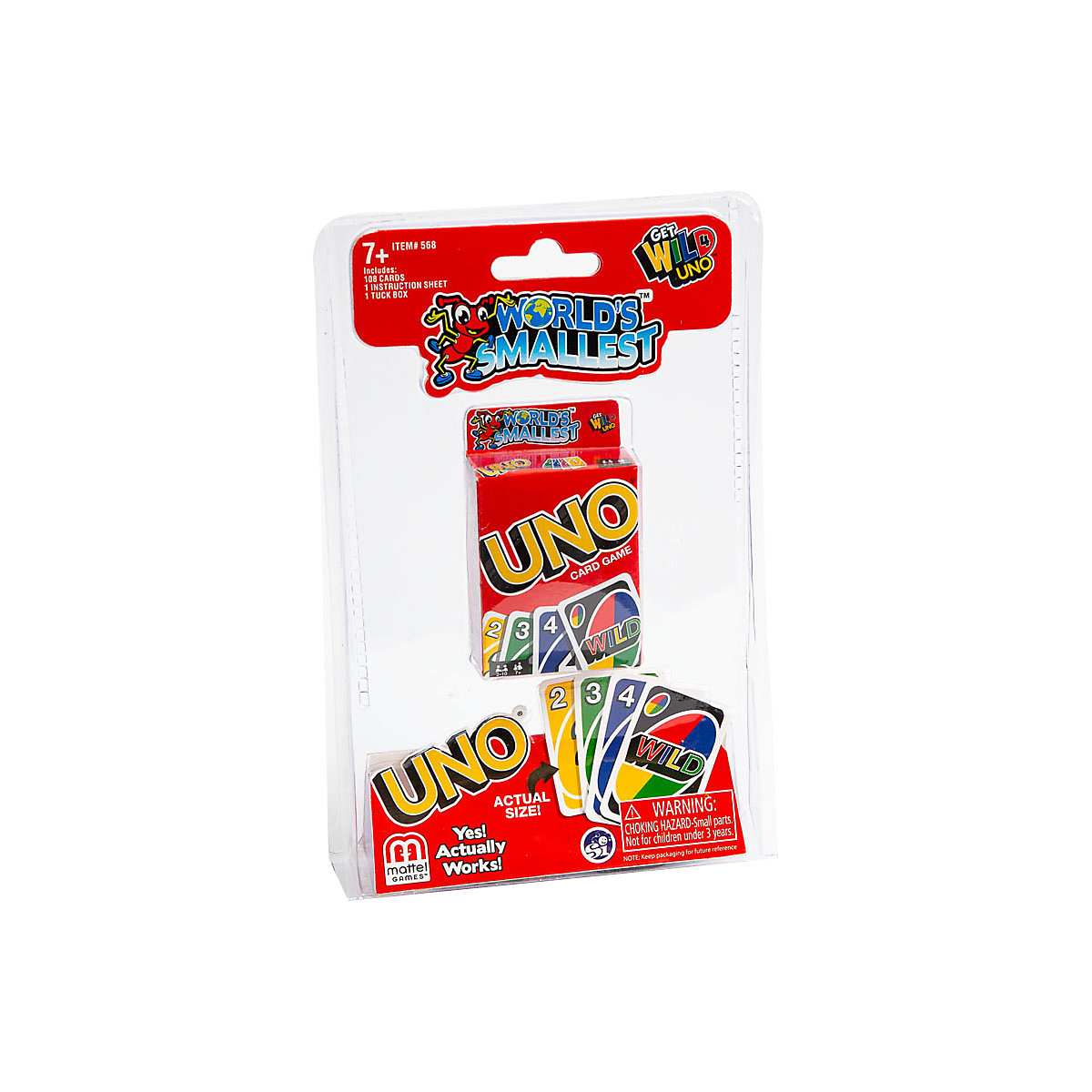 World's Smallest Uno Card Game