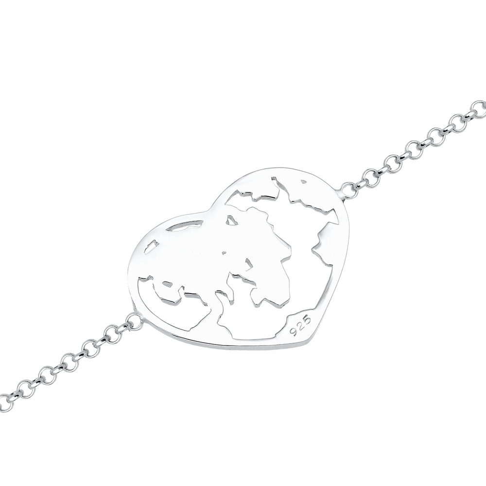 Elli Elli Bracelet Globe Bracelet Femme  (925/1000) Argent Bracelet