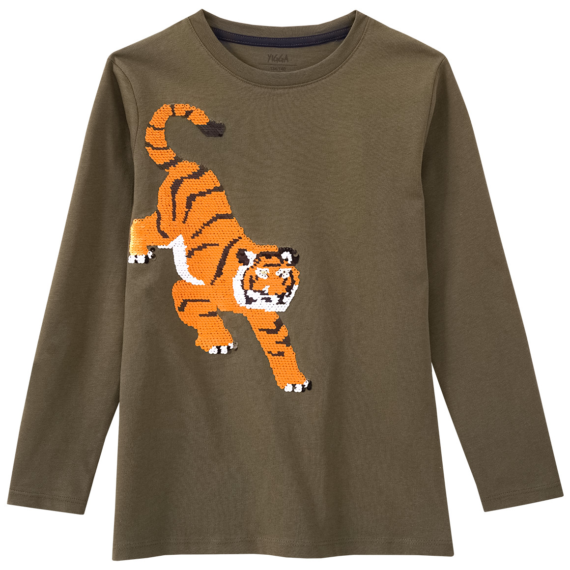 Jungen Langarmshirt mit Wendepailletten