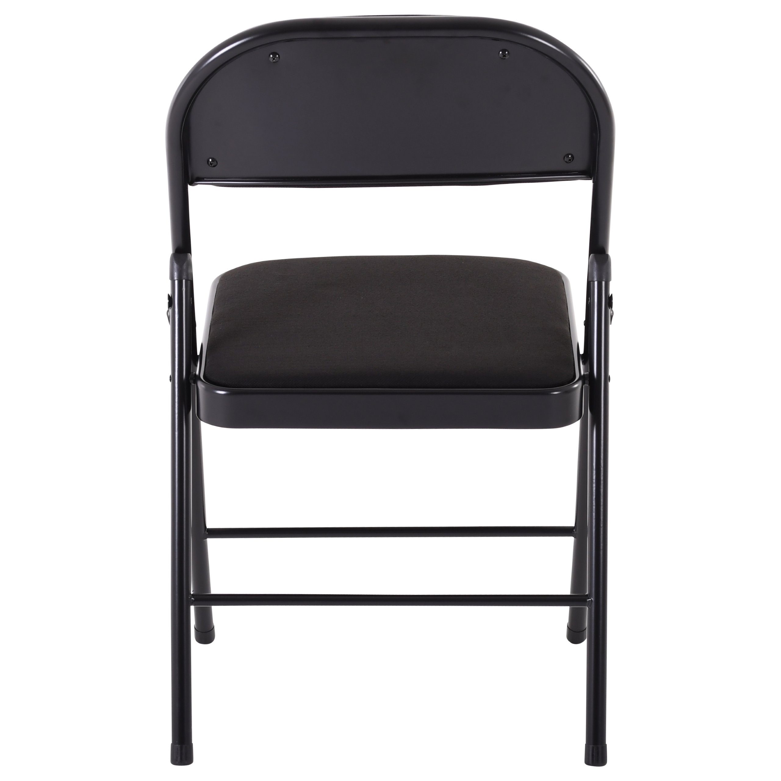 Raburg Klappstuhl Gästestuhl ELIAS mit Stoffbezug, verschiedene Farben, Gestell SCHWARZ (4er-Set), praktischer & kompakter Konferenz-Stuhl, stabiles Faltstuhl & Klappstuhl-Set aus Stahl, klappbar, belastbar bis 130 kg