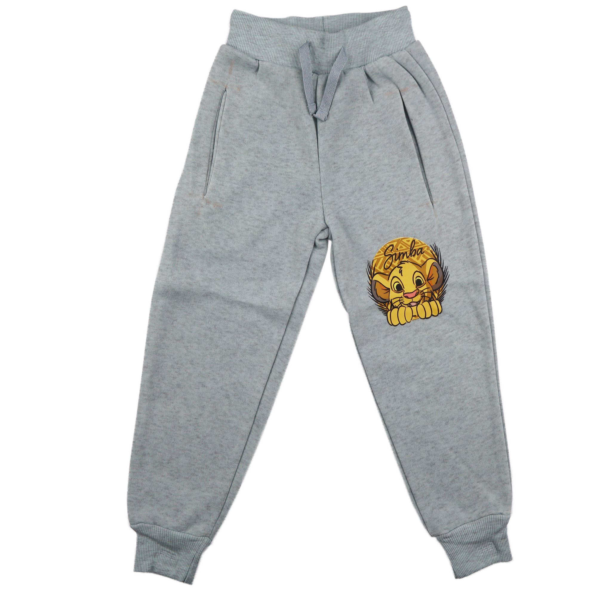 The Lion King Jogginganzug König der Löwen Simba Jungen Kinder Pullover plus Hose, Gr. 92 bis 128