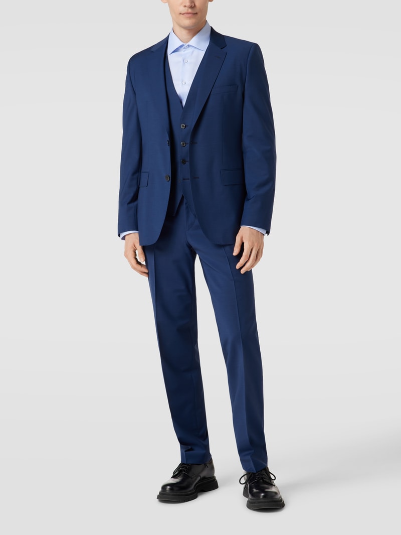 Weste mit Paspeltaschen in royalblau