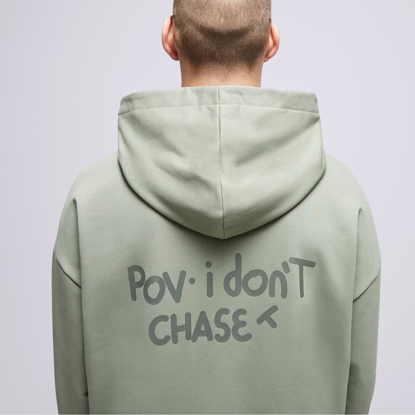 S.NOW JOB SIZEER HOODIE “POV” OLIVE Grün