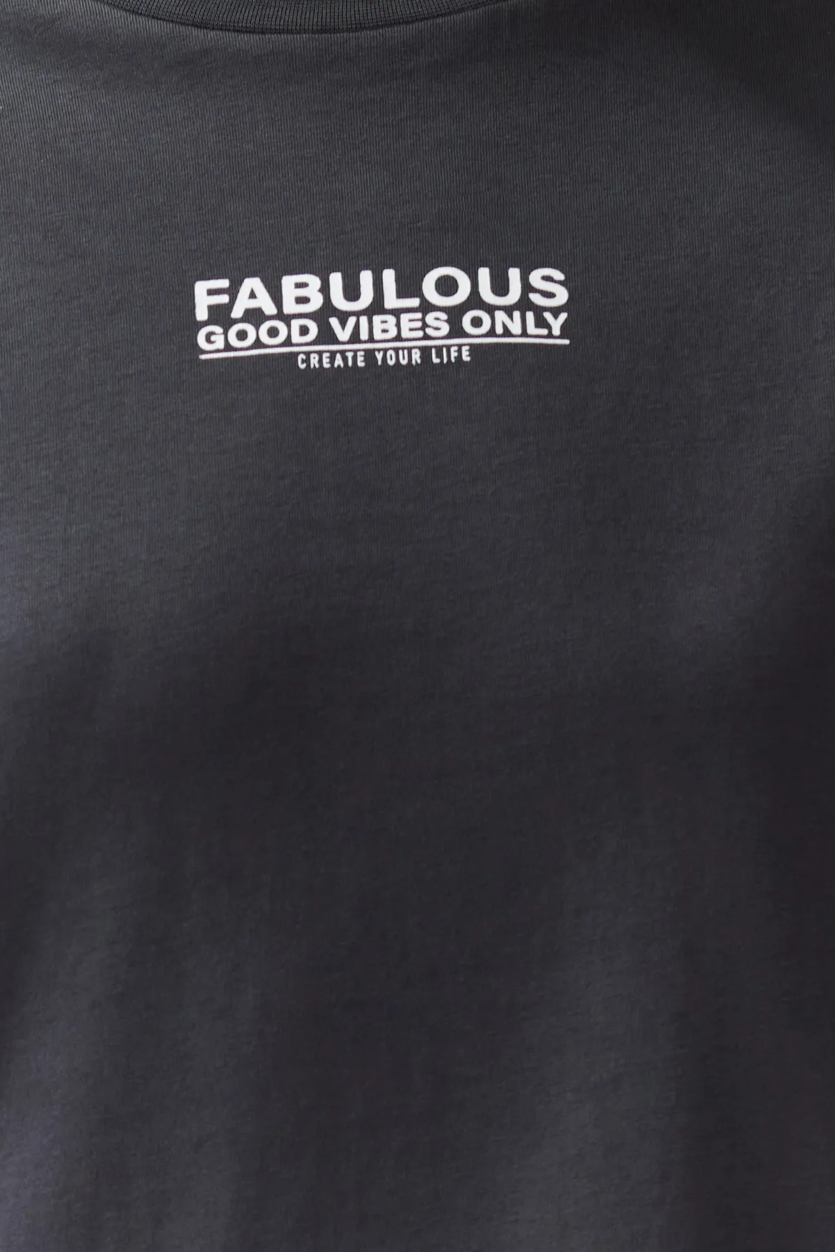 Trendyol Collection  T-Shirt - Grau - Oversized