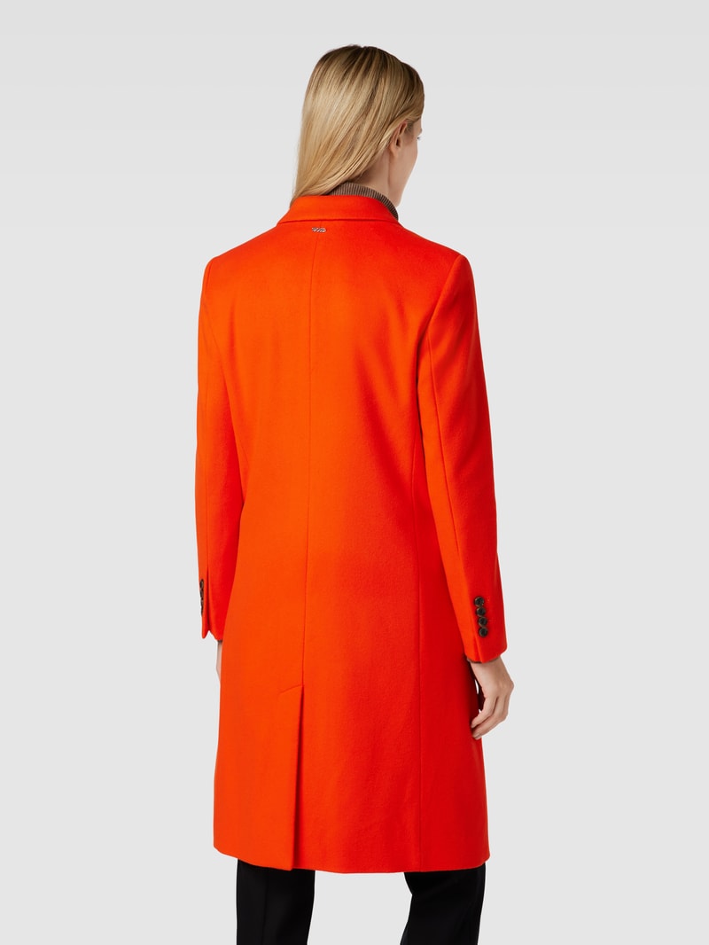 Wollmantel mit Knopfleiste Modell 'Catara' in rot