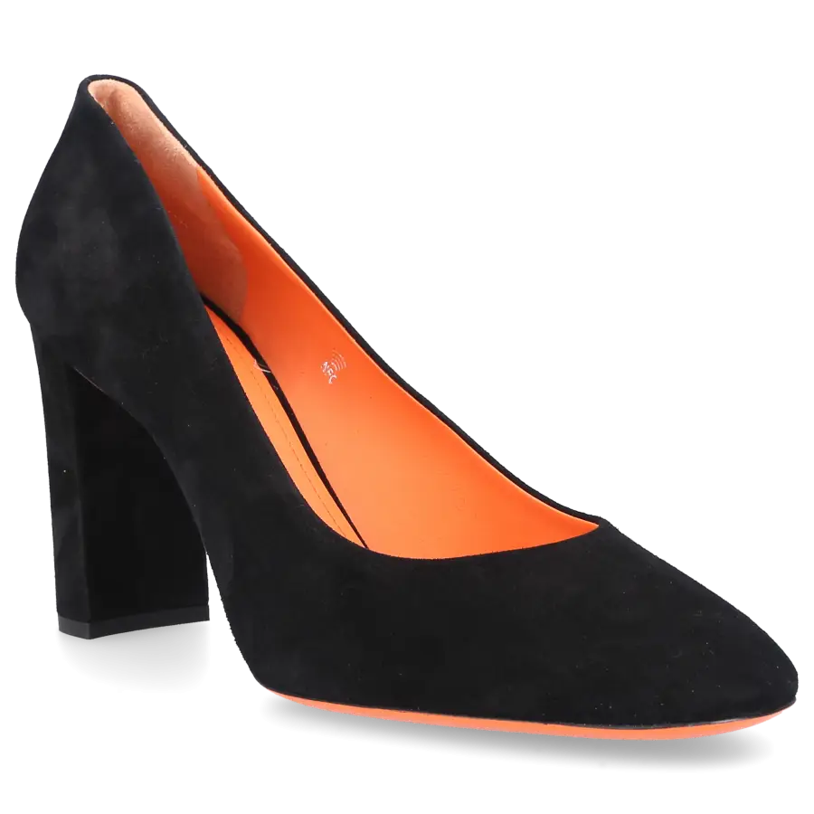 Santoni - Pumps 59658 Veloursleder - schwarz
