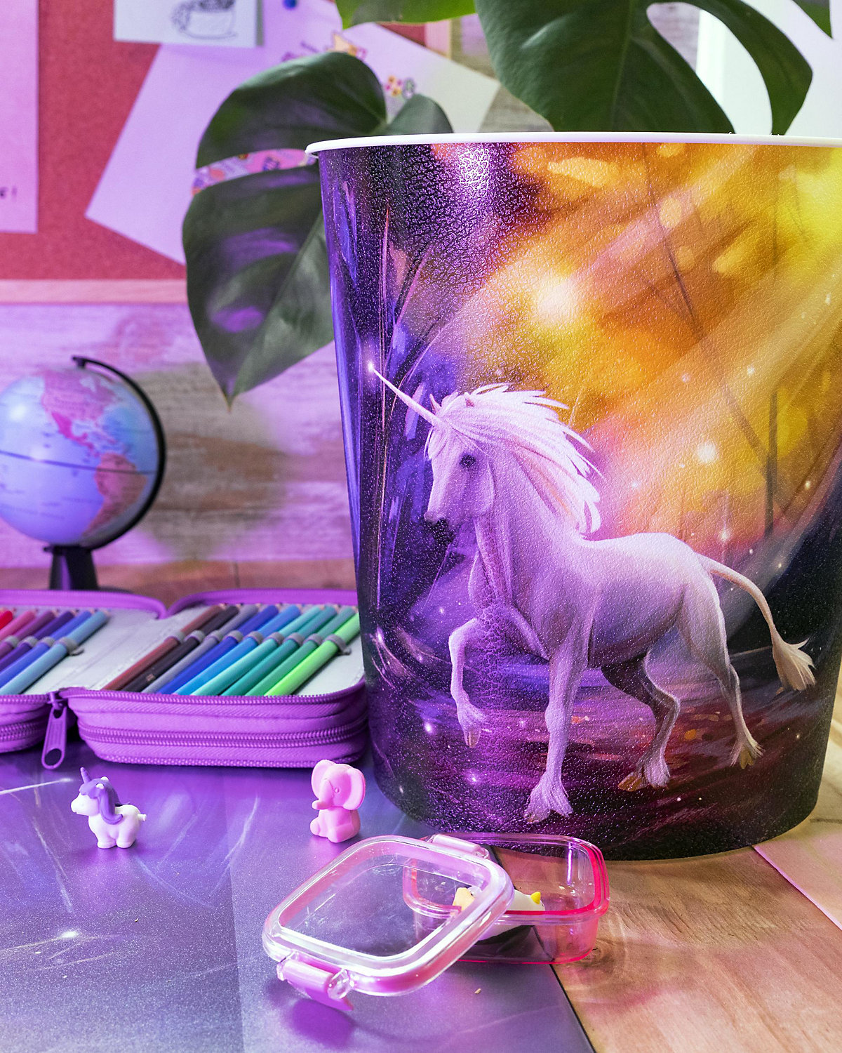 Papierkorb Einhorn