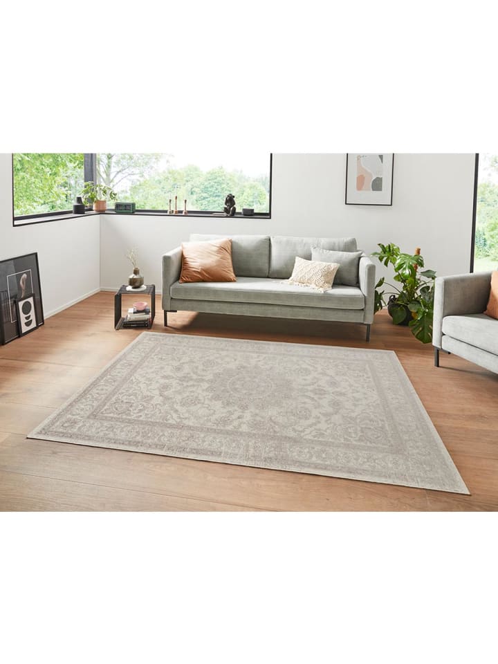 Teppich Boss Orientalischer Samt Teppich Täbris creme anthrazit günstig kaufen 160x230cm