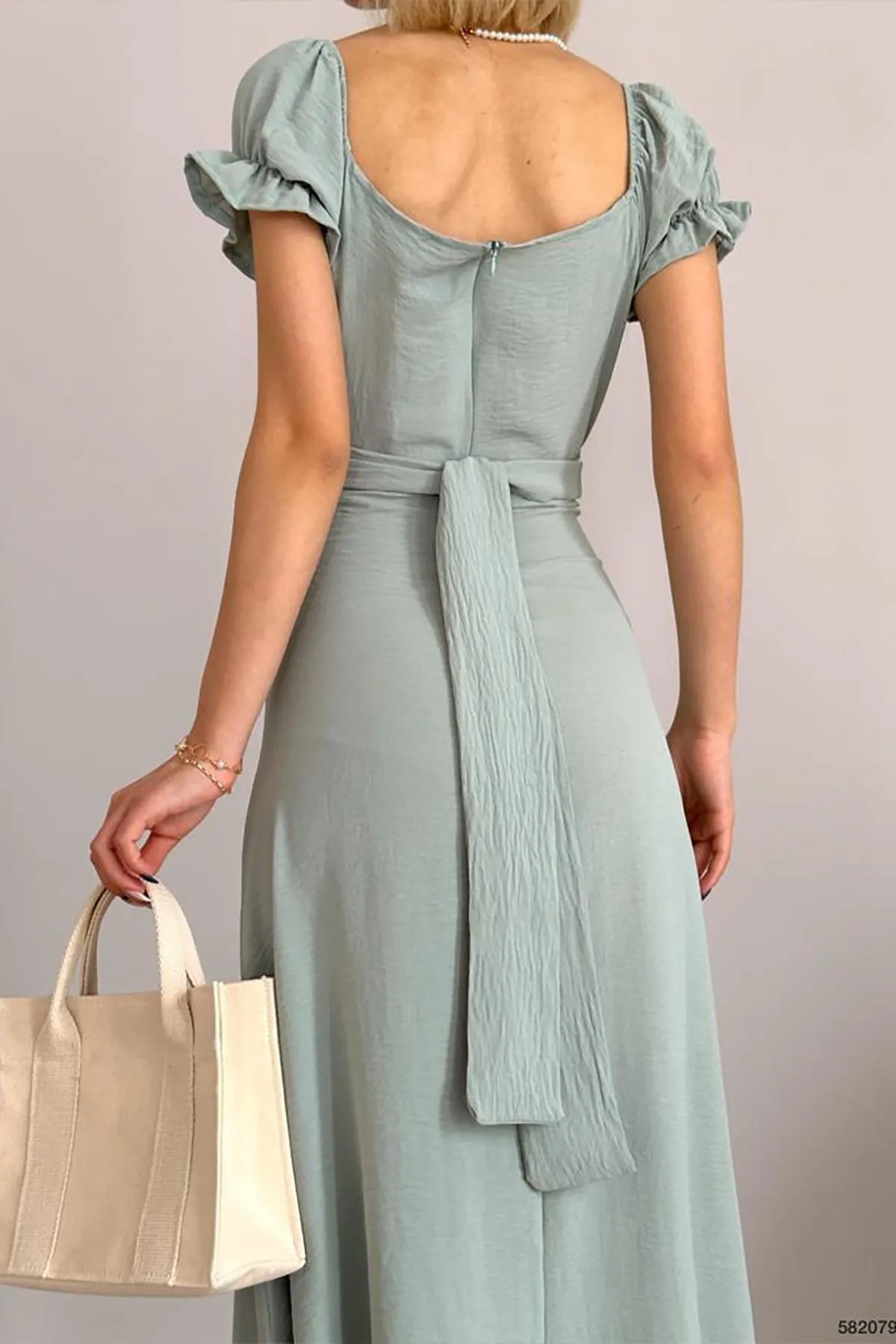 Deafox  Kleid - Grün - A-Linie