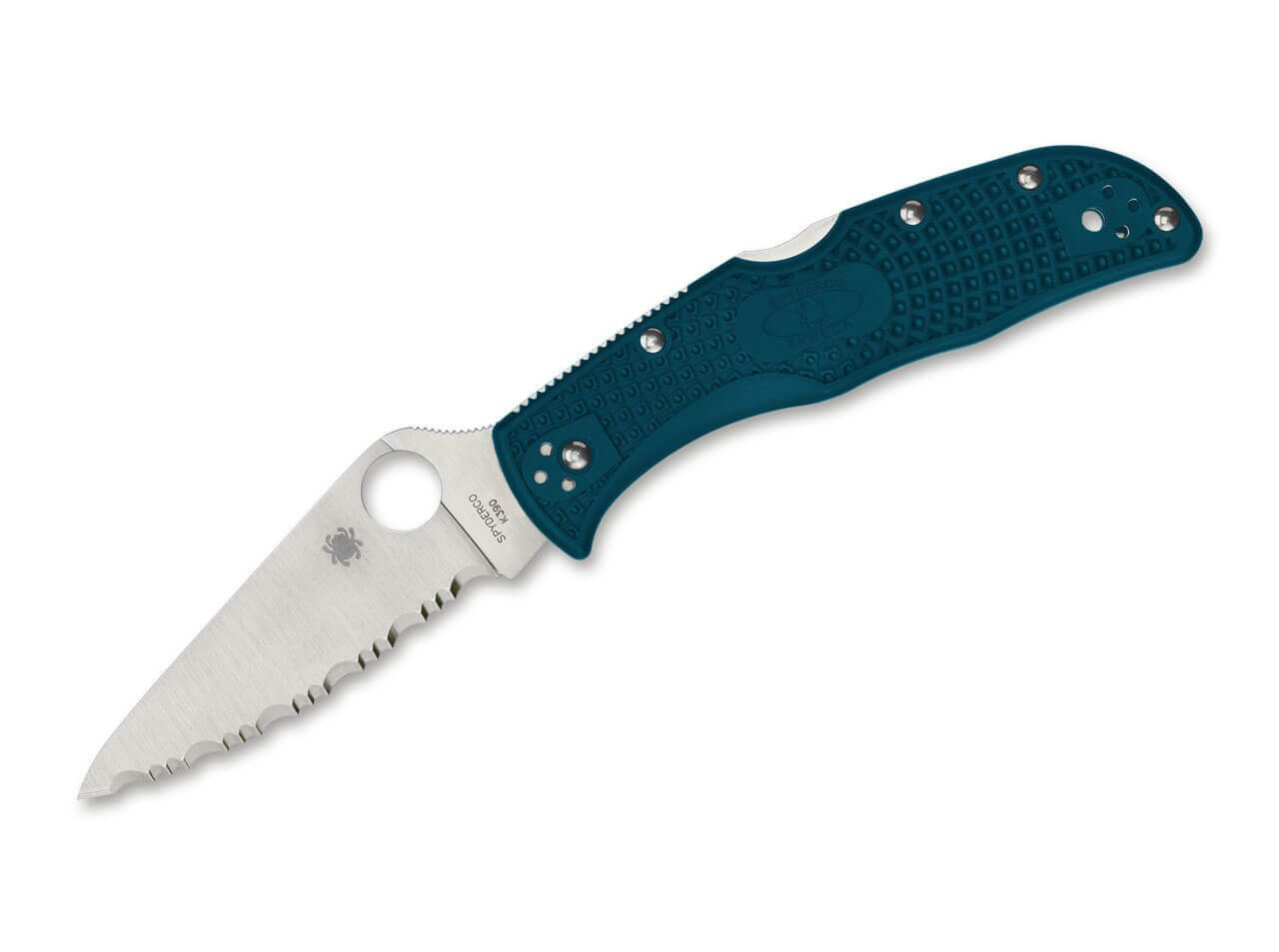 Endela Lightweight K390 Serrated Blue