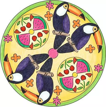 Mandala Designer Flamingo & Friends