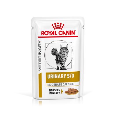 Royal Canin Veterinary Feline Urinary S/O Moderate Calorie in Soße