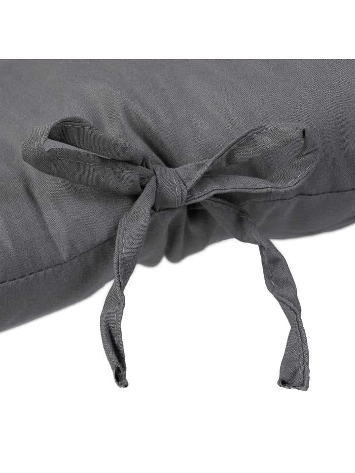 relaxdays Bankauflage in Grau - (B)180 x (H)7 x (T)50 cm günstig kaufen onesize