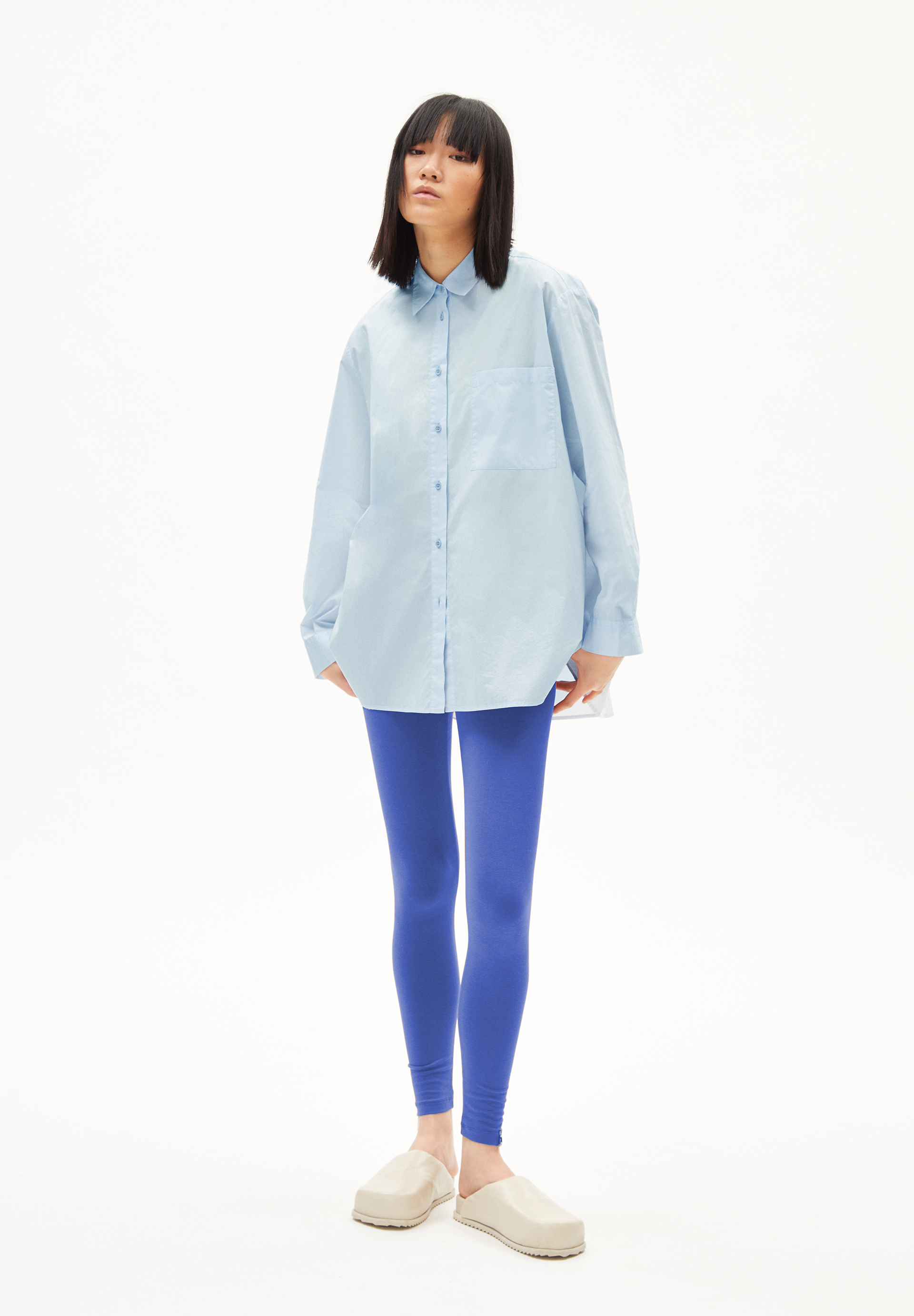Bluse Loose Fit aus Bio-Baumwolle