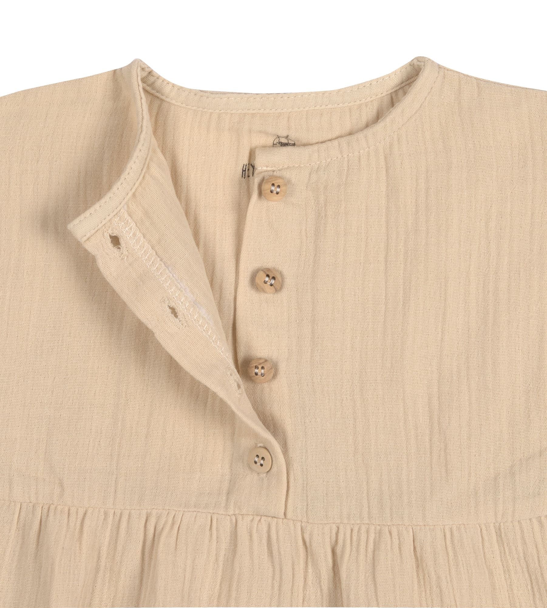 Kinderkleid - Bio Baumwolle, Nature, Beige