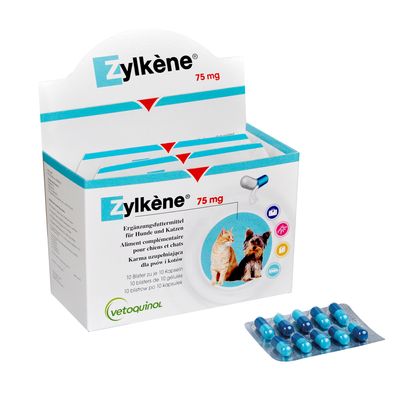 Zylkene Kapseln 75 mg Hund/Katze < 10 kg