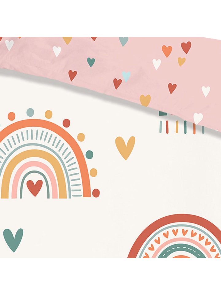 Good Morning Renforcé Kinder-Wendebettwäsche in bunt günstig kaufen
