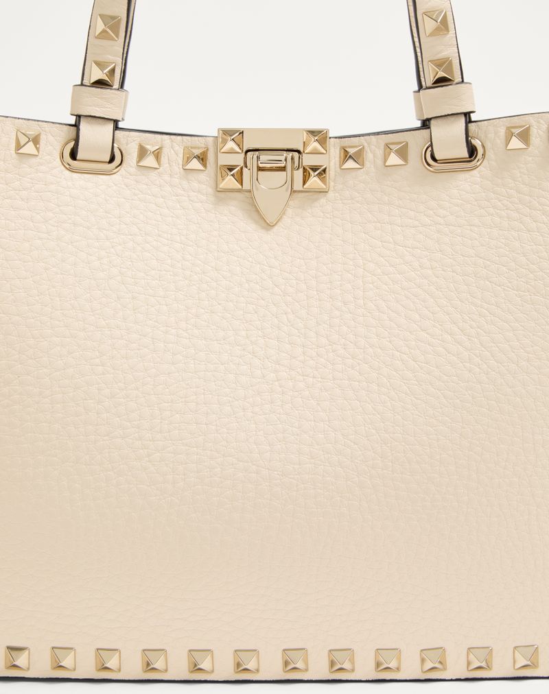 Bolsa pequena Valentino Garavani Rockstud em couro de bezerro granulado