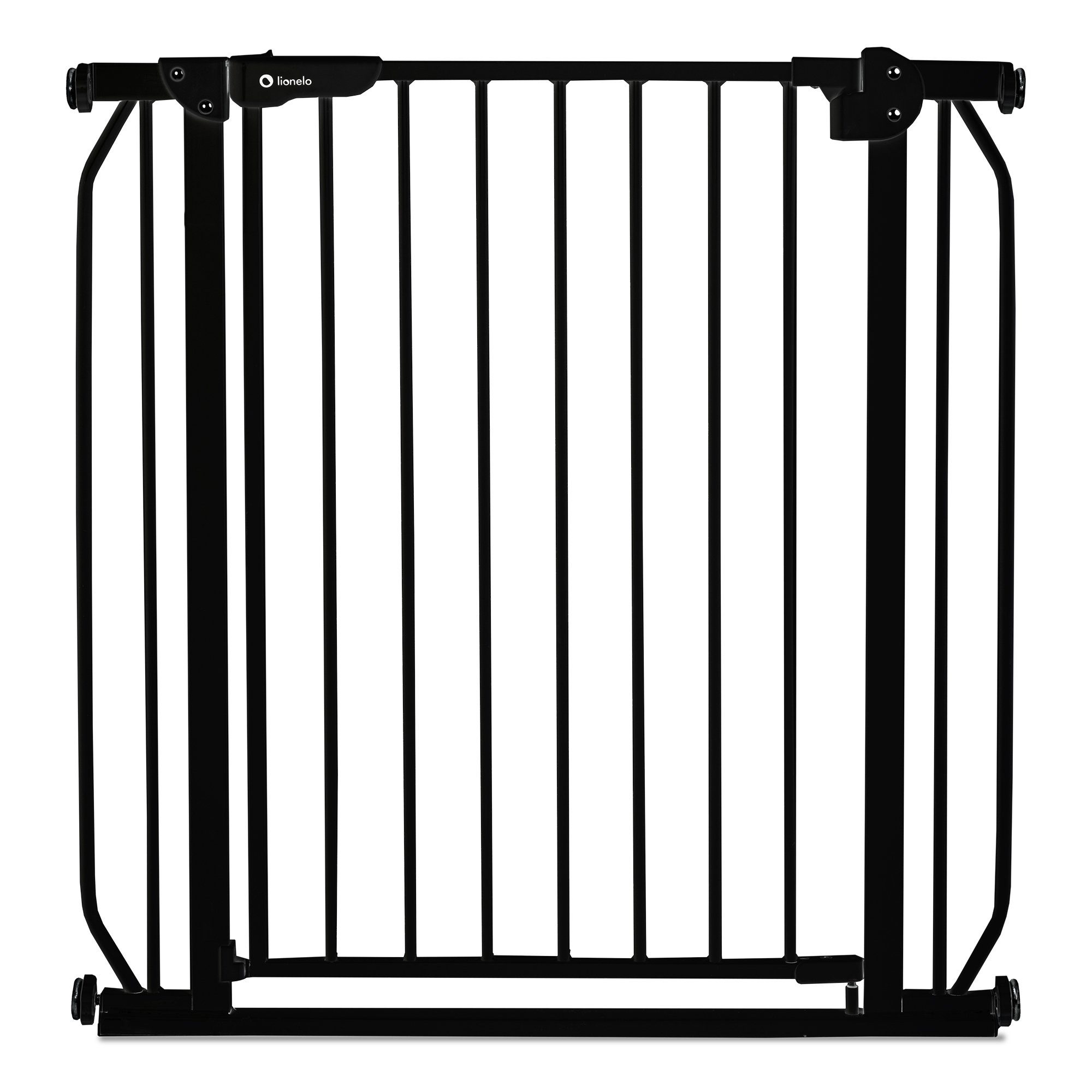 lionelo Türschutzgitter Truus Slim und Led (TOP), ohne Bohren Metall 90° Stop beidseitig schwenkbar 75-105cm