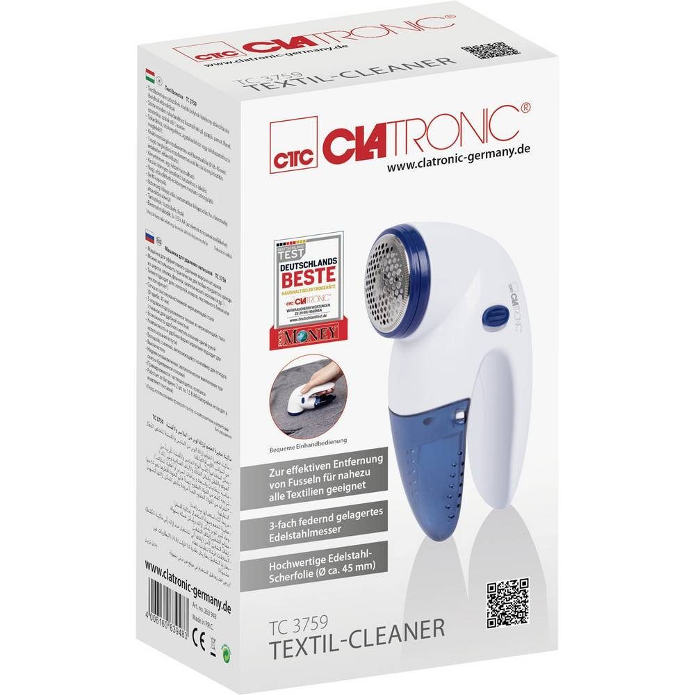 CLATRONIC Fusselrasierer Textil Cleaner