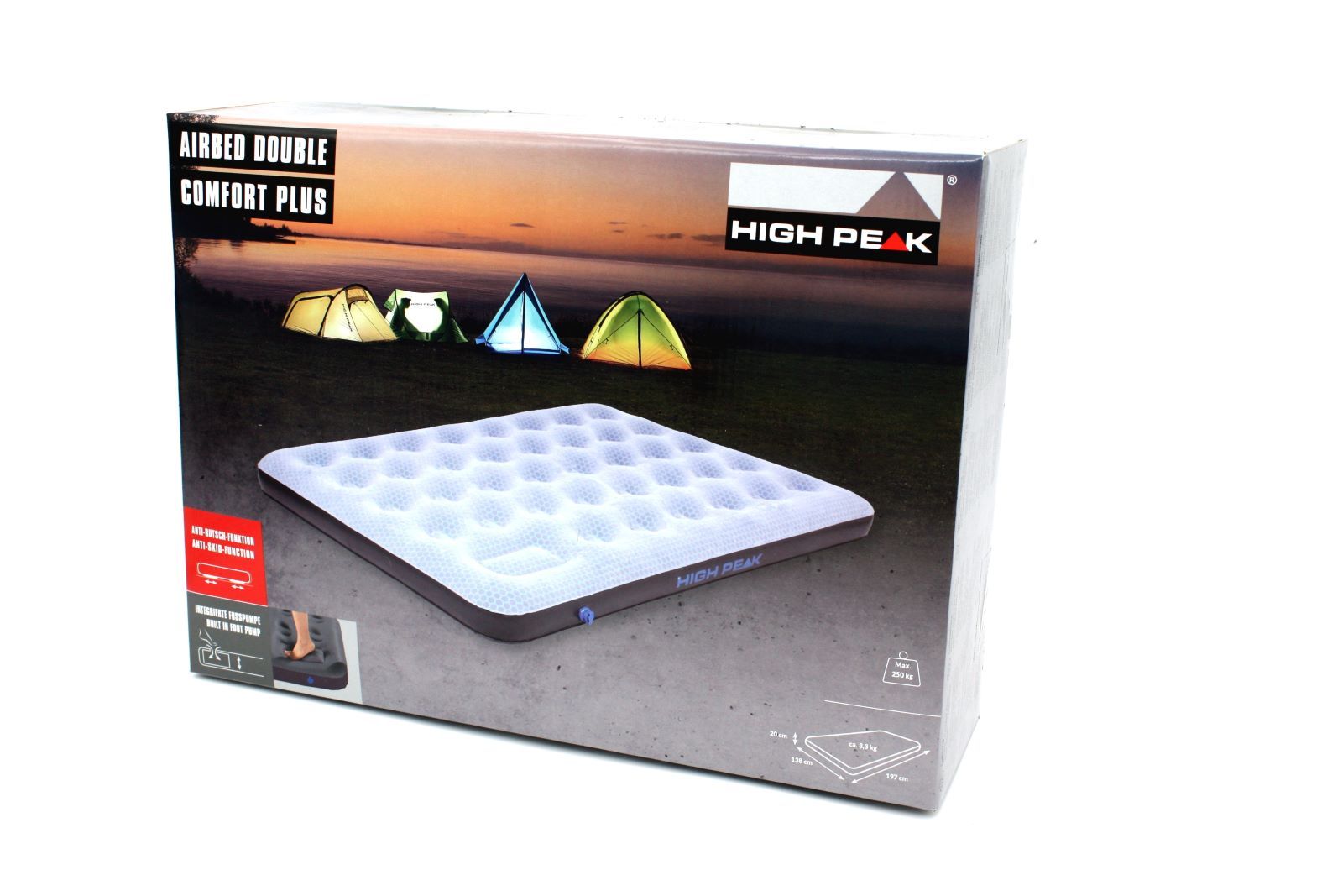 High Peak Air bed Double Comfort Plus