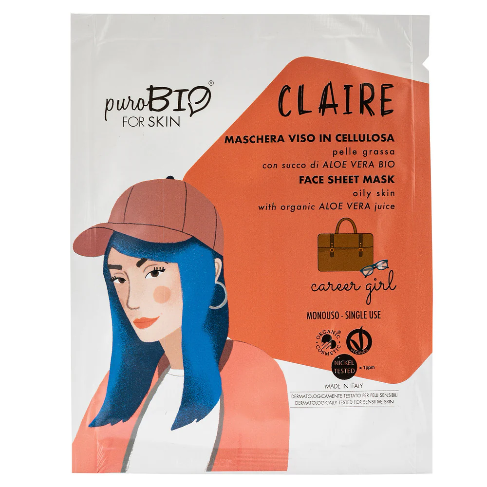 CLAIRE ansiktsmaske - Fet hud - CAREER GIRL - Rensende ansiktsmaske