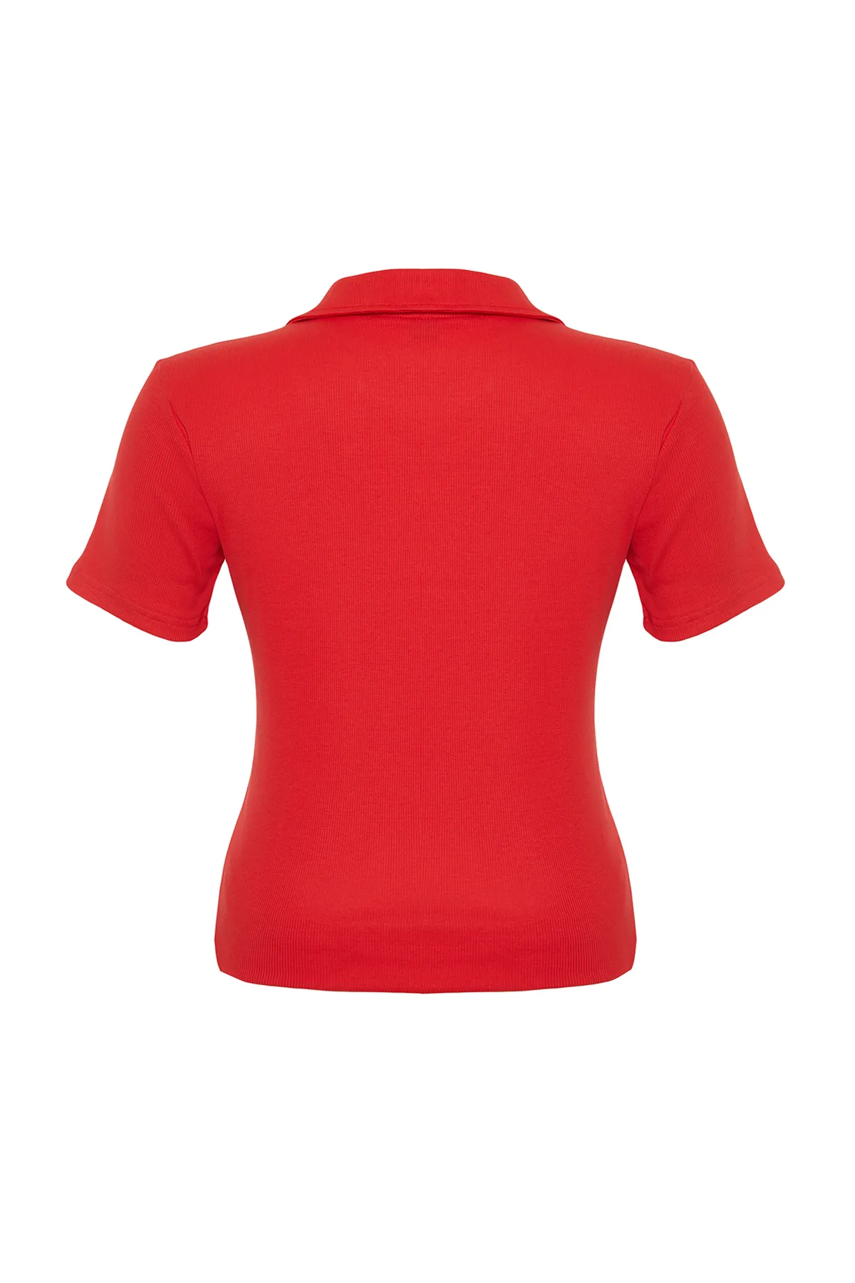 Trendyol Curve  Rote schnurgebundene Strickbluse TBBSS22BZ0750