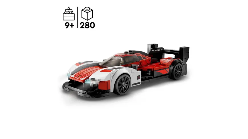 LEGO Speed Champions 76916 Porsche 963, Modellauto-Bausatz Spielzeug