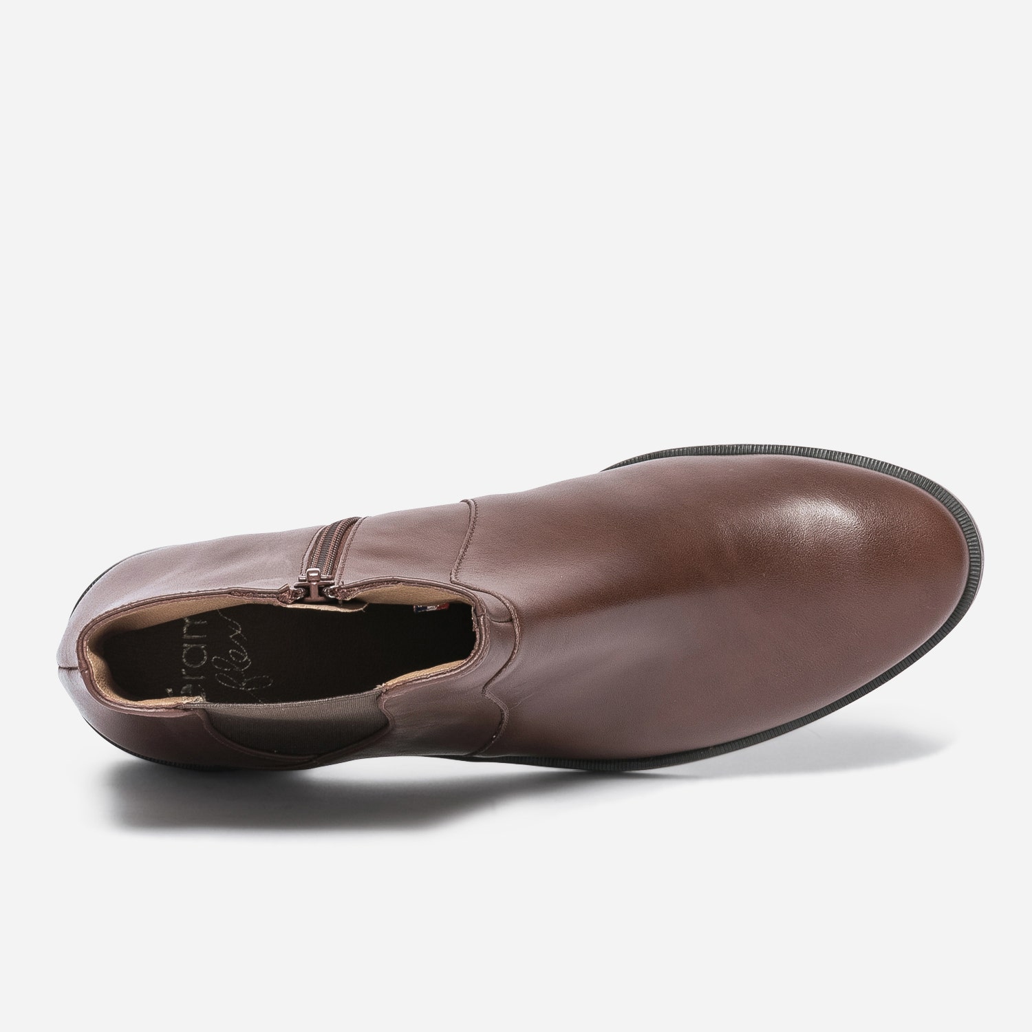Boots ERAM FLEX cognac en cuir